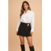 Chic Wrap Skort – Μαύρο