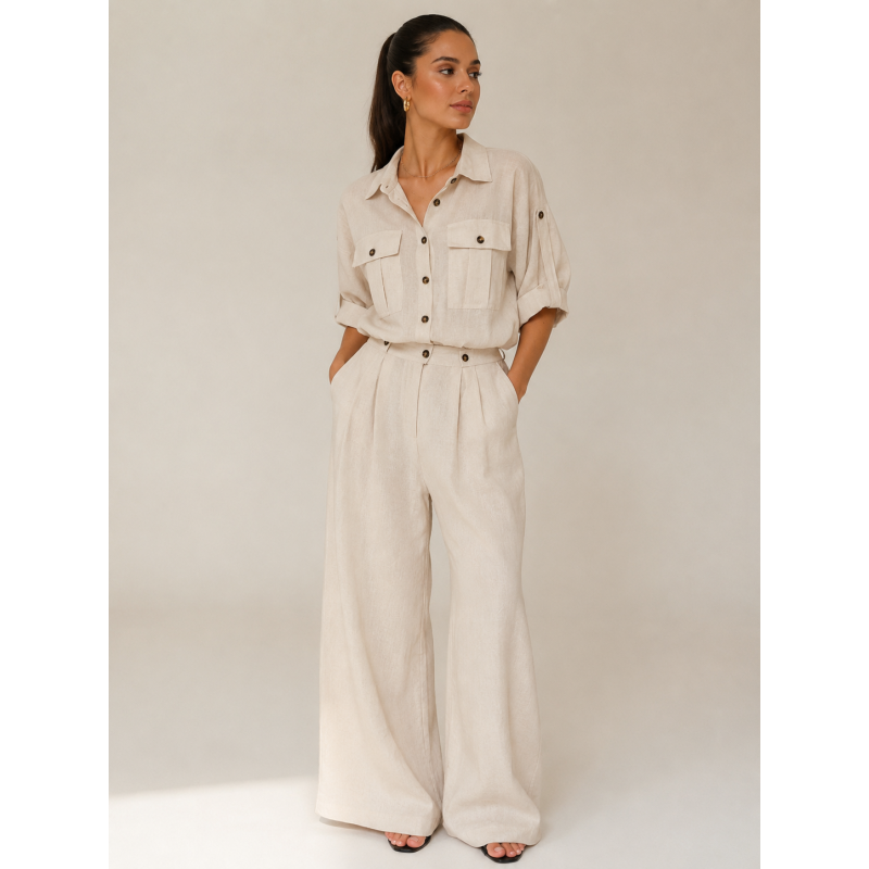 Lunara Linen Jumpsuit