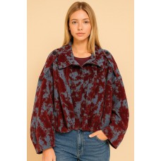 Sky Jacket – Σιελ & Μπορντό