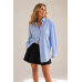 Sky Stripe Oversized Shirt