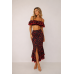 Scarlet Bloom Maxi Set