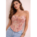 Floral Tapestry Corset Top