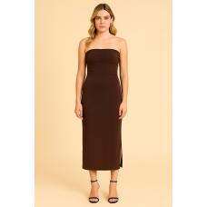 Strapless Bodycon Maxi Dress