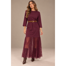 Élodie Lace Maxi Dress – Φόρεμα με Δαντέλα