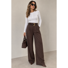 Milano Pinstripe Wide Leg Pants
