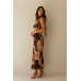 Animal Print Maxi Φόρεμα