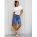 Denim Bermuda Luxe