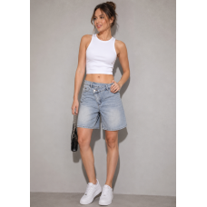 Denim Edge Bermuda Shorts