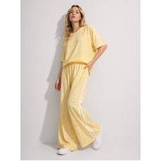 Urban Leopard Tee Set – Wide Leg Pants