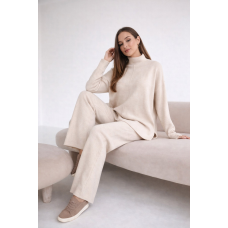 Σετ πλεκτό μπλούζα-παντελόνι