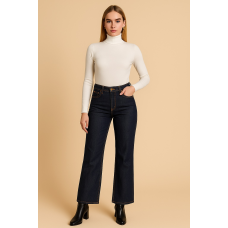 Denim Sculpt Push-Up Flare Jeans – Dark Indigo