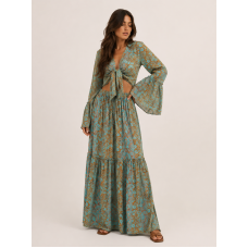 Boho Silk Set Γυναικείο – Maxi Φούστα & Τοπ 