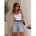 Luna Denim Bermuda Shorts