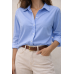 Πουκάμισο Ποπλίνα Σιέλ Γυναικείο – Basic Chic Shirt