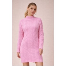 Cozy Cable Knit Dress