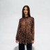 Πουκάμισο Oversized με Leopard Print