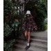 Chic Plaid Coatigan 