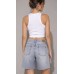 Denim Edge Bermuda Shorts