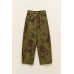 Lumina Olive Romance Floral Denim Παντελόνι – Wide Leg (Χακί)