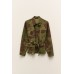 Lumina Olive Romance Floral Denim Jacket – Γυναικείο Τζιν Τζάκετ 