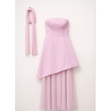 Lumina Strapless Dress με Αποσπώμενη Φούστα & Φουλάρι 