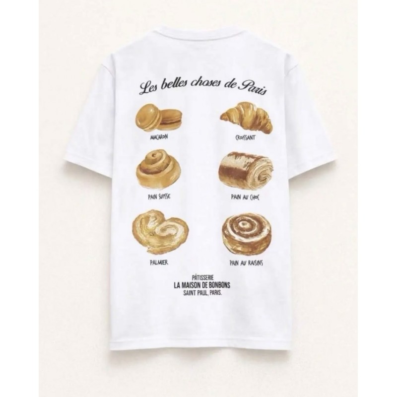 T-shirt Paris Patisserie Print – Lumina | One Size