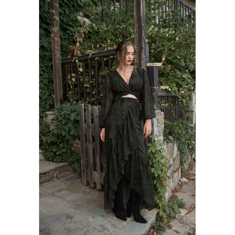 Aliya Maxi Skirt By Iree Clothing Brand
