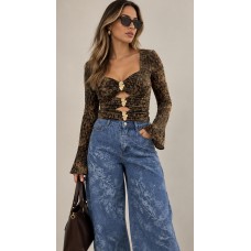 Amara Animal Print Top