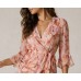 Mini Φόρεμα Κρουαζέ Floral Rose 