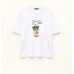 Oversized T-Shirt Lumina “I Love You So Matcha” – Λευκό