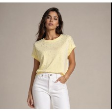 Sparkle Pastel T-Shirt με Στρας 