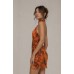 Mini Halter Φόρεμα Πράσινο Tie Dye με Σούρα & Ημιδιαφάνεια Mini Halter Φόρεμα Πράσινο Tie Dye με Σούρα & Ημιδιαφάνεια