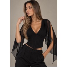 Corset Cape Top