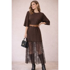  Lace Aura Knit Dress