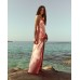 Jayleen Satin Dress – Peach by Iraida Etherealstyle