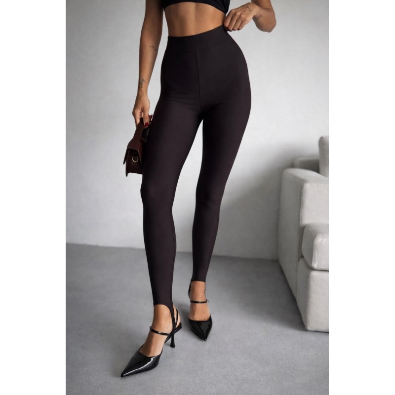 Brown Sculpt High Waist Leggings 