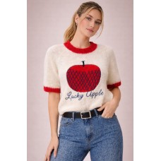 Lucky Apple Knit Top