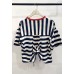Marinière Ριγέ  Μπλούζα με Δέσιμο Πίσω Navy & White