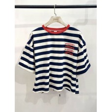 Marinière Ριγέ  Μπλούζα με Δέσιμο Πίσω Navy & White